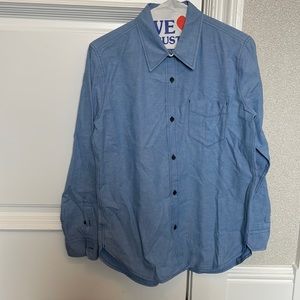 ISABEL MARANT ETOILE blue collar shirt